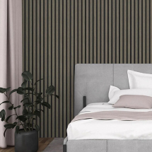 Grey Oak (8 Slat) 600mm x 2400mm x 24mm Grey Oak (8 Slat) 600mm x 2400mm x 24mm